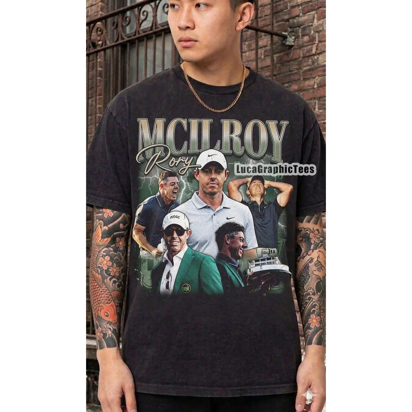 Comfort Colors® Rory McIlroy Vintage Bootleg 90s Styles Shirt