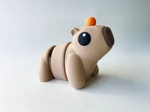Latte Brown Capybara Fidget Toy for Pretend Play and STEM Learning for Kids