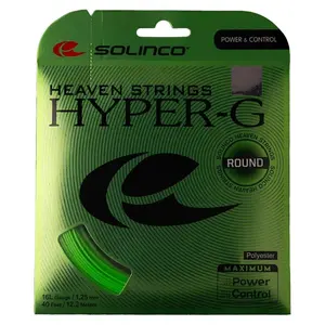 Hyper-G Round Tennis String - High Quality, Durable Design, Ideal for Professional Tennis Players