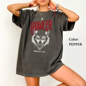 Howler Heavy Metal Graphic Tshirt, Vintage Red Rising T-shirt, Omnis Vir Lupus, Hail Libertas Hail Reaper, Retro 90s, Streetwear Graphic Tees, Apparel