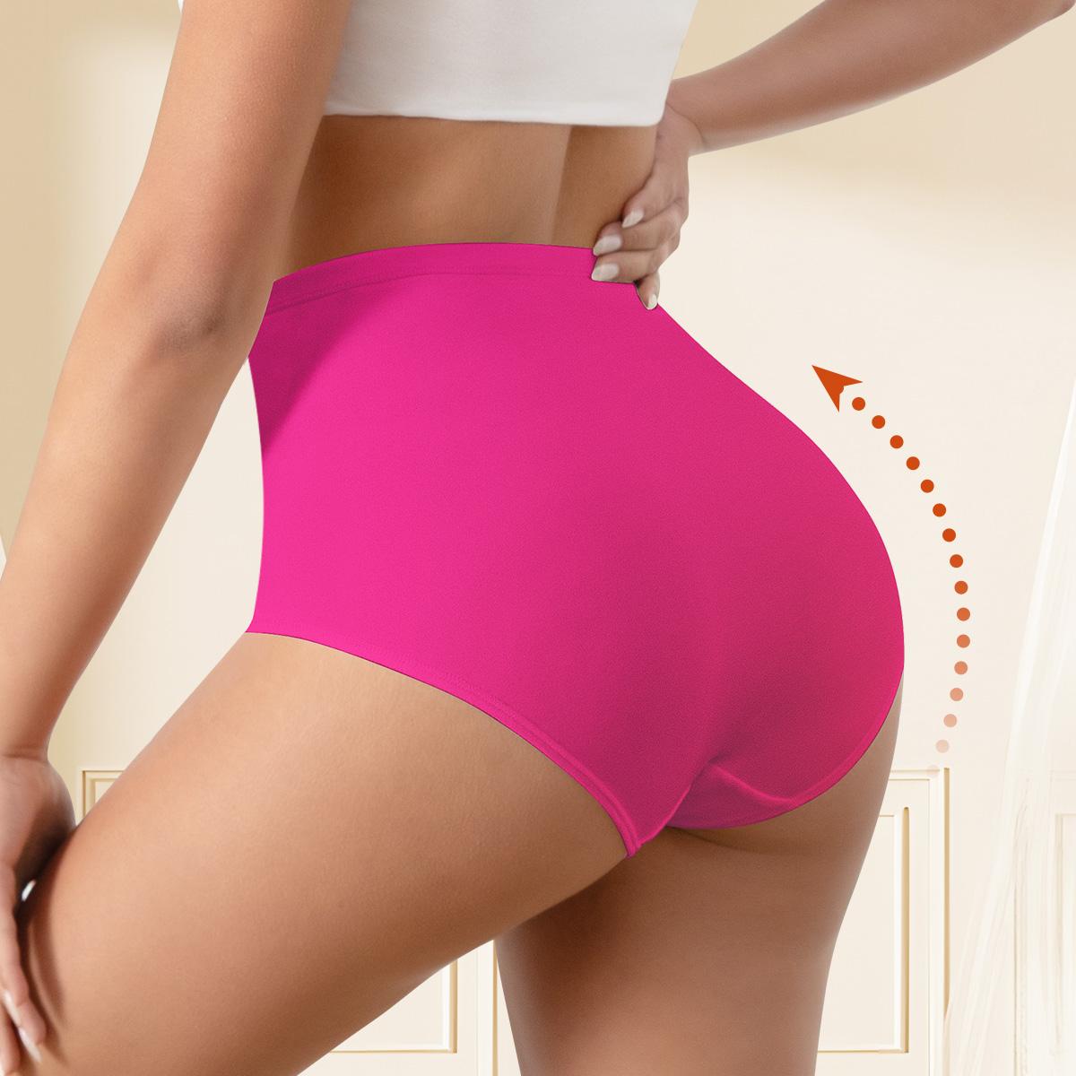 Morelect Women's High-Waist Panties,3/4/5/6/8 Pack Lucky Letter Logo,Cross-Mesh Panel Underwear,Ultra Soft Comfort Fit Briefs - Womenswear SpringStatements Morelect Women's High-Waist Panties,3/4/5/6/8 Pack Lucky Letter Logo,Cross-Mesh Panel Underwear,Ultra Soft Comfort Fit Briefs - Womenswear SpringStatements