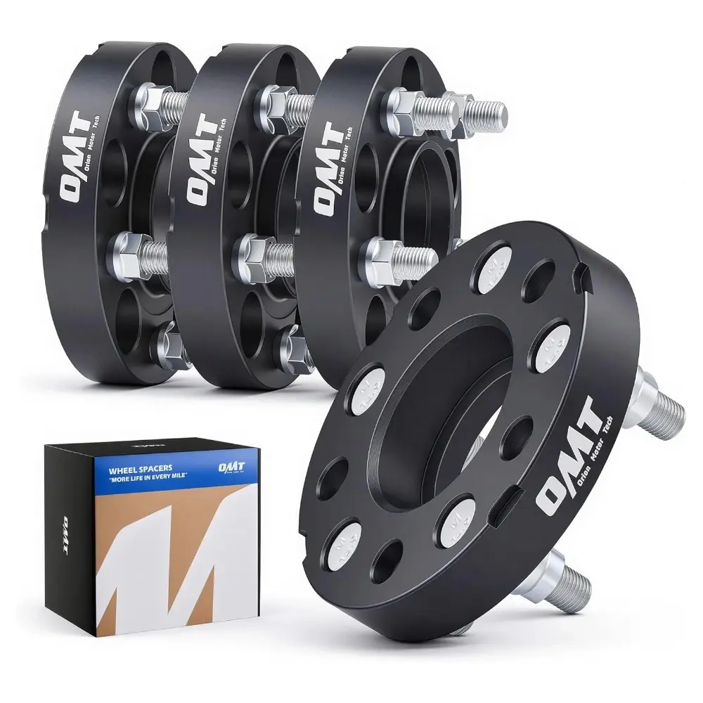Orion Motor Tech 4pcs Wheel Spacers & Adapters – Hub Centric 5x100, 5x114.3, 6x135 – Compatible with Ford F-150, Expedition, Lincoln Navigator, Subaru, Honda, Acura – 25mm-1" Spacer Kit