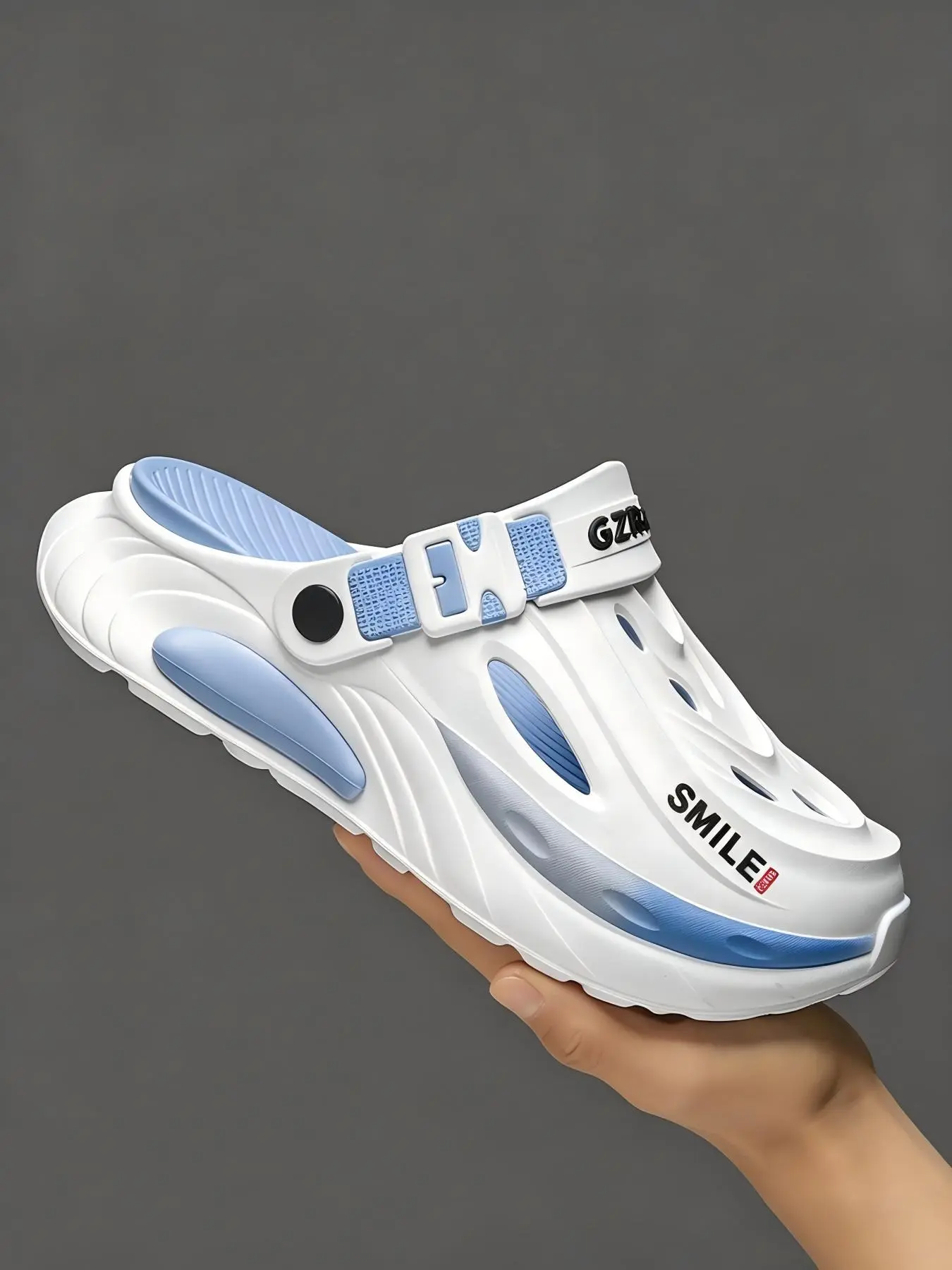 2026 Men's New Summer Outdoor Camping Clogs, Breathable Soft-Slip On-demand Lazy Slippers
