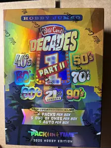 2025 Wild Card Decades Part II – “Pack In Time”