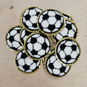 Soccer Chenille Hat Patch (1 Patch)