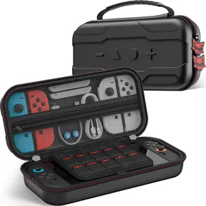 BEBONCOOL Switch 2 Carrying Case Compatible with Nintendo Switch 2(2025), with 20 Games Cartridges Protective Hard Shell Travel Carrying Case Pouch for Switch 2 Console Accessories