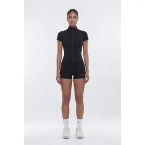 CloudForm™ 3″ Invisible Scrunch Biker Short - Black