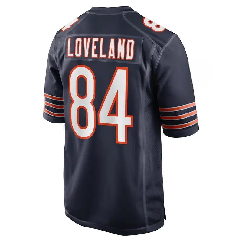 Unisex Loveland Bears Football Jersey – Draft First Round Pick Playoff Game Shirt, Navy, Fan Gift for Men & Women