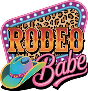 DTF Transfer – GV Rodeo Babe Multi Sizes