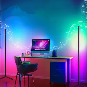 Symphony Bluetooth-compatible RGB Floor Graffiti Smart APP Corner Atmosphere Lamp for Home Decor