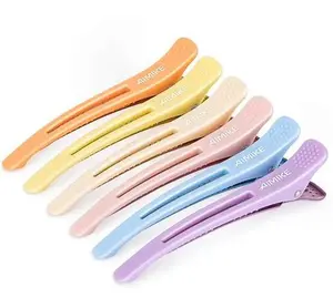 OQ Hair 1 Count Solid Color Alligator Hair Clips Hot Dye Clip Hairdressing Hair Pins Multi Prupose Wig Clip Non Slip Hairpin Heatless Styling Tool For Women