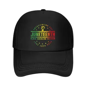 Juneteenth Emancipation Black American Freedom Black Baseball Cap