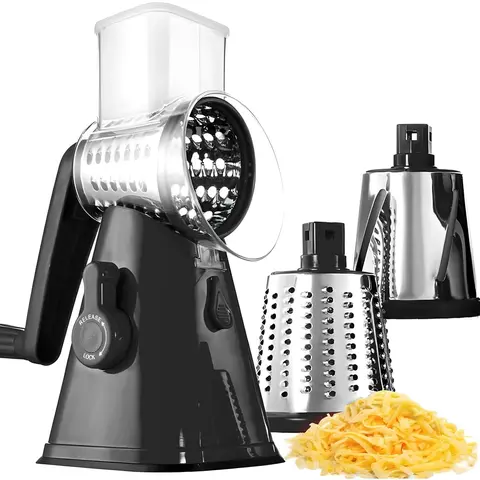 Granitestone Nutrislicer 3-in 1 Kitchen Spinning/Rotating Mandoline