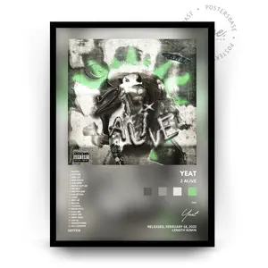 DICH - Yeat'2Alive' Poster - Unframed #298