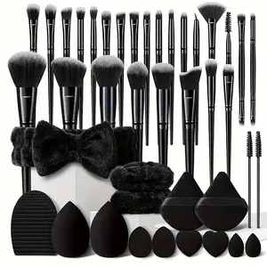 This 13-piece Travel-friendly Makeup Brush Set, Artist Brush Set, Features Soft Bristles for Precise Application of Pressed Powder, Achieving A Flawless Base and Stunning Eye Makeup. It Includes A Travel Pouch, Perfect for Home Use or On The Go