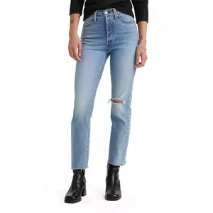 Women's High Rise Wedgie Straight Jeans