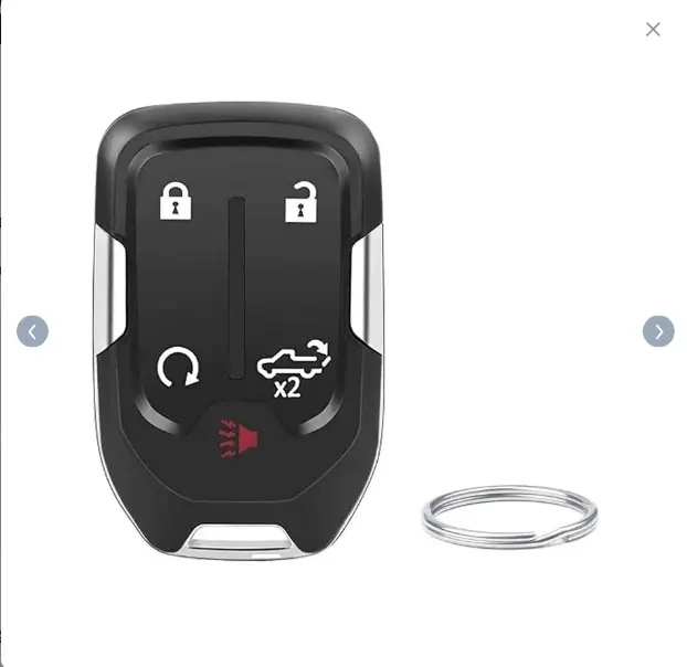 5-Button Keyless Entry Remote Key Fob Shell Replacement Fits for 2019-2020 GMC Sierra 1500 2500HD 3500HD GMC Acadia Chevy Silverado