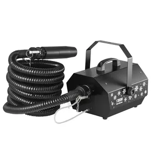 Snow Machine 1300W High Efficiency Quiet Snow Maker With Portable Wireless Remote Control, Indoor Outdoor Snowflake Generator For Xmas Parties Weddings Stages Mall Decor And Event Use