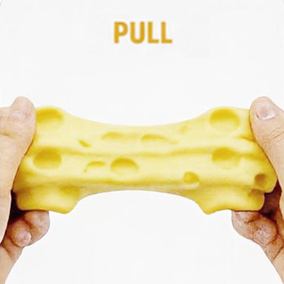 Cheese Squishy Stress Toy – Soft Squeeze Fidget Cube for Anxiety Relief, Sensory Play & Focus, Non-Toxic TPR Stress Ball for Kids & Adults