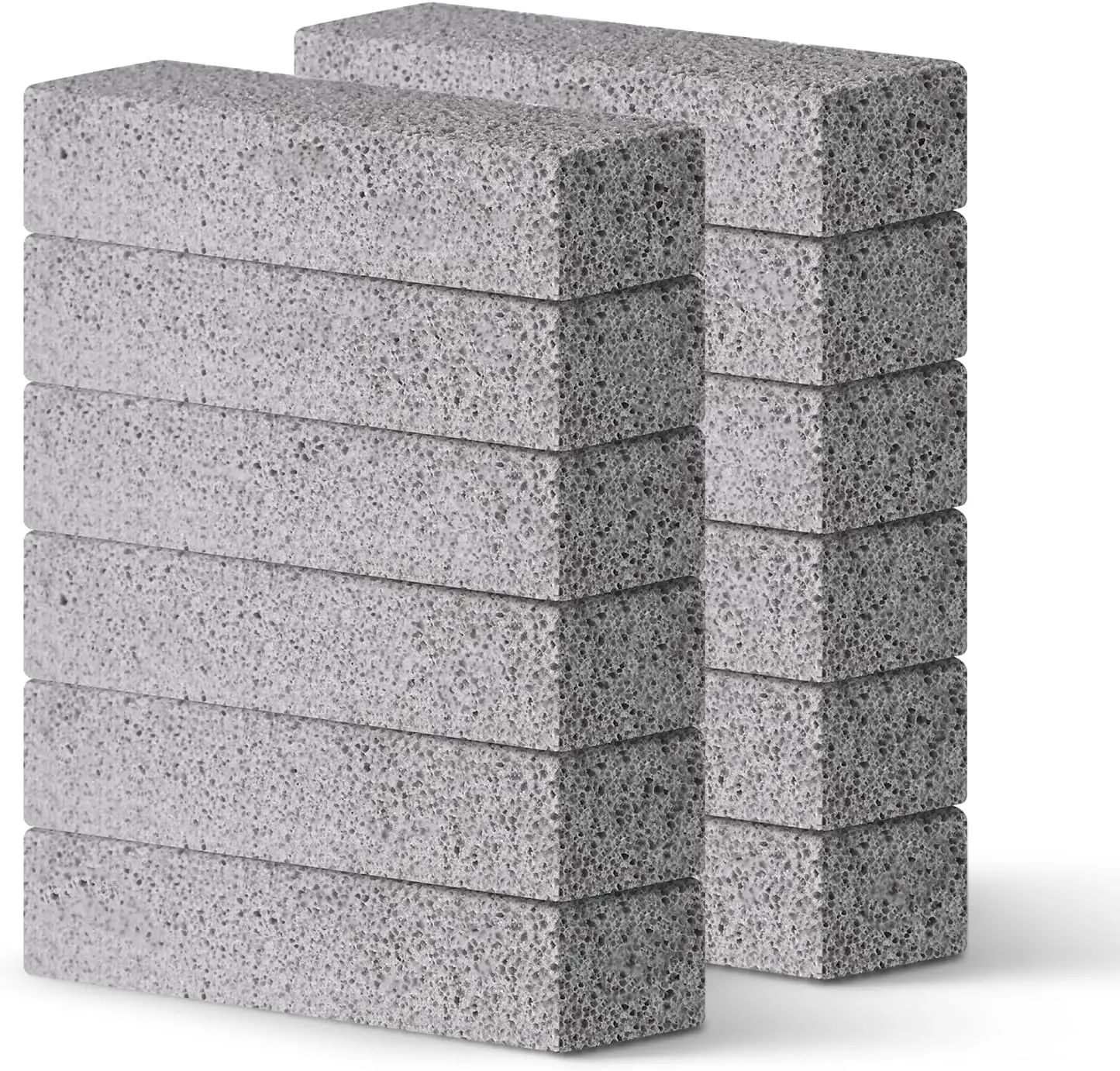 12Pack Pumice Stone for Toilet Cleaning, Hard Water Rings & Stains | Bowl Stick,Powerfully Cleans Hard Water Rings, Calcium Buildup & Stains, Suitable for Cleaning Toilet, Bathtubs