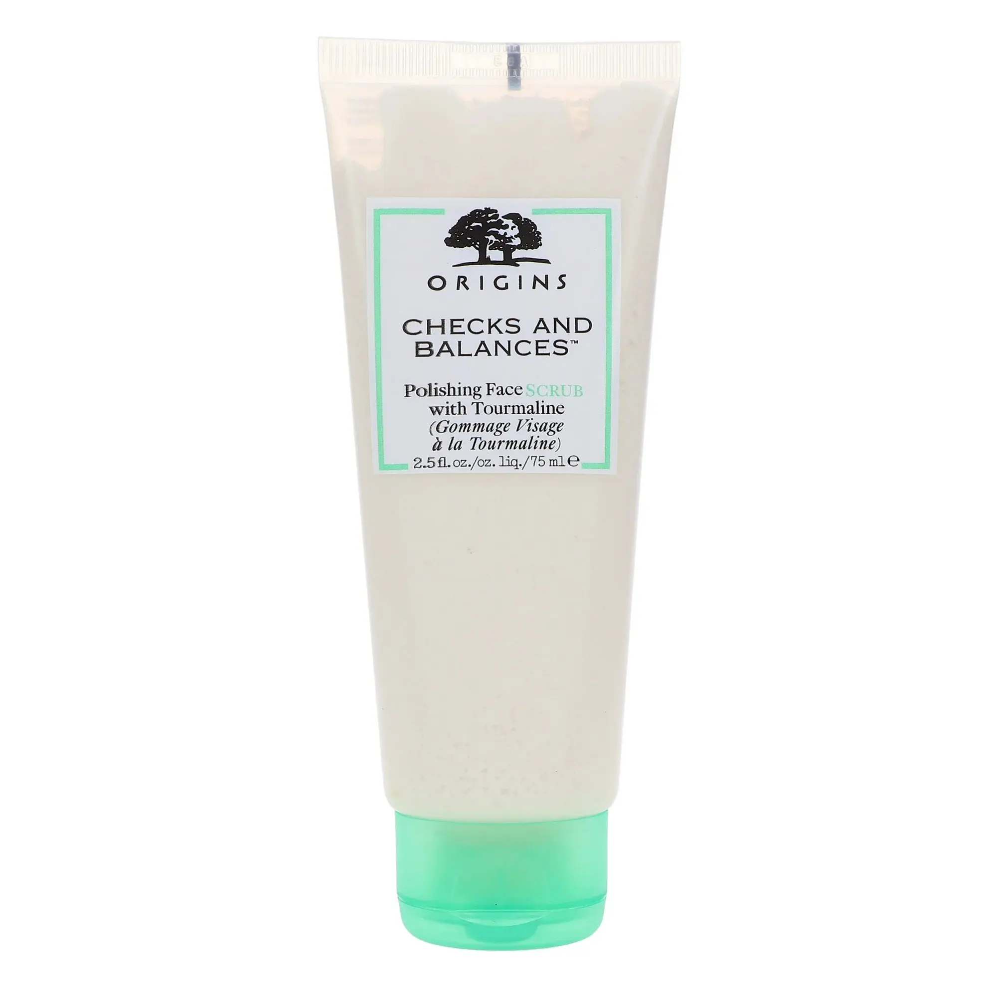 Origins Checks and Balances Polishing Face Scrub | Gently Exfoliates to Smooth Skin & Visibly Minimize Pores | With Bamboo, 2.5 Fl Oz