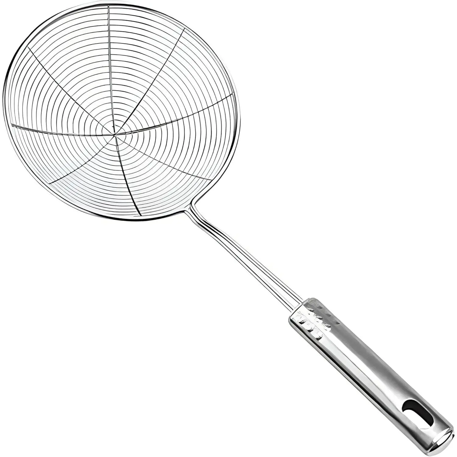 Versatile Stainless Steel Spider Strainer/Skimmer/Ladle for Cooking and Frying,  Kitchen Gadgets Wire Strainer Pasta Strainer Spoon (6 Inch)