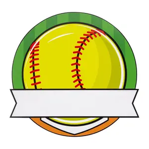 Bulk 50 Pc. Team Spirit Softball Name Cutouts