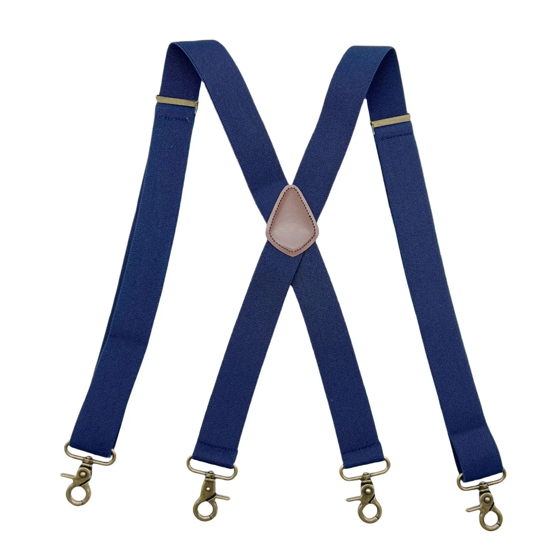 Work Safety Suspenders for Men & Women - Leather, Elastic Design, All-Day Comfort Fit for Graduation, Wedding, Everyday Use