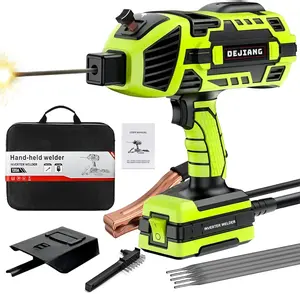 Portable 110V welding machine, arc handheld welder with IGBT inverter, stick welder with 5 adjustable current settings (20–120 A) for 3/32″–1/8″ rods; suitable for DIY, professional use, repairs, and gifts.