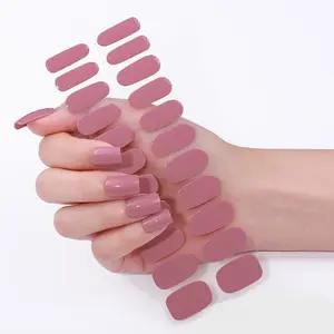 No Bake Gel Nail Strips- Mauve