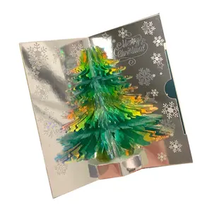 3D pop up Christmas tree card