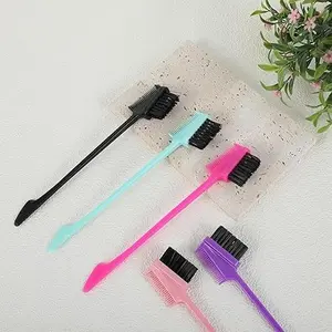 [Not For Sale]Free Gifts 1Count Hair Styling Comb Edge&Back Brushing, Combing,Slicking Hair for Women Edge Brush Double Sided Edge Comb for All Hair Styles