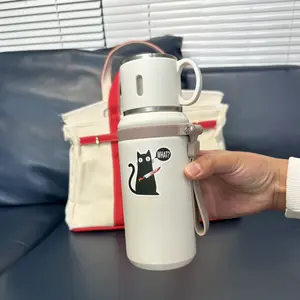 Insulated cup for women, large capacity 316 stainless steel, high appearance children's water cup, school specific kettle, male student cup