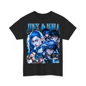 Jinx & Isha Bootleg shirt, Jinx & Isha Arcane 2 shirt, Arcane 2 T-Shirt/ Sweatshirt/ Hoodie