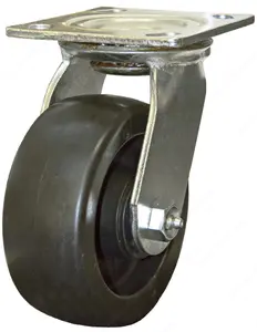 Richelieu F25188 2.5 in. Polypropylene Swivel Caster, Black
