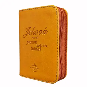 Nueva Biblia Reina Valera 1960 en tamano mini bolsillo con Cierre, Indice, Senti Piel en color Mango/ Pocket Size Bible Spanish Mini Bible (Spanish Edition)