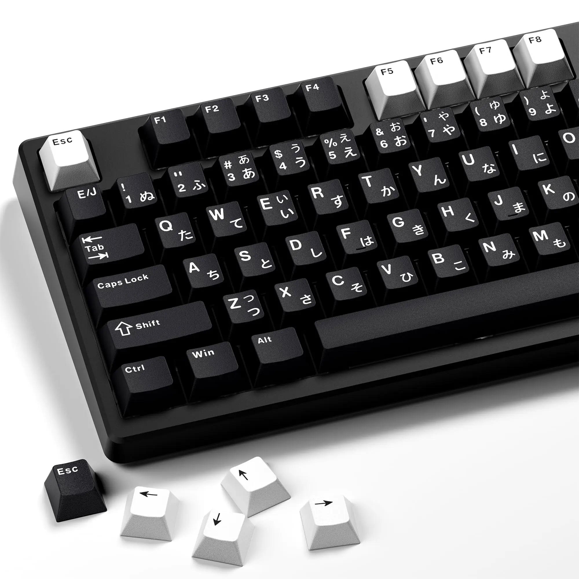 Xvx Black Keycaps  Double Shot Pbt Keycap Set 146 Keys Cherry Profile Wob Fit For Gateron Mx Switches Mechanical Gaming