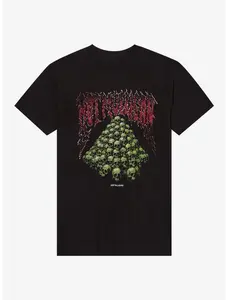 Hot Mulligan Pile Of Skulls Vintage T-Shirt Aethetic Graphic Streetwear