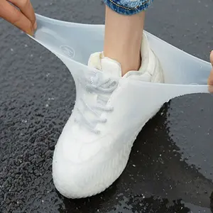 Outdoor Latex Waterproof Boot Covers, Shoe Cover, Reusable, Available in Multiple Colors, Durable Silicone Anti-Slip Design for All Weather