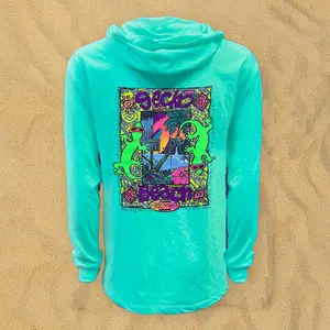 1989 Gecko Beach - Neon Bermuda HoodTEE