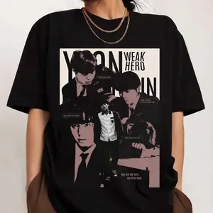 Weak Hero Class Theme Graphic Shirt – Webtoon Series Fanwear