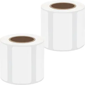Portable Printer Label Paper Multi-Purpose  Resistant Direct Thermal Labels Self-Adhesive Stickers Compatible with P50 B21  M200, M110, M120 Label Maker, (40x20mm, 2 Rolls)