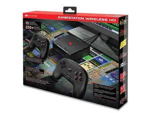 My Arcade GameStation Wireless HD Plug 'N Play Video Game System 250+ Videos Games including Officially Licensed Data East and Jaleco Titles