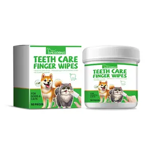 Cat and dog dental Care Finger Wipes