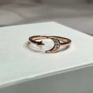 Moon & Stars Ring- Adjustable