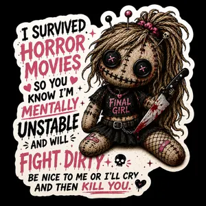 Final girl sticker