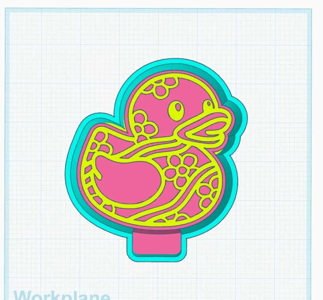 Groovy Duck Freshie Mold