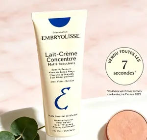 Embryolisse 6-in-1 Daily Essential – 2.54 fl.oz Lait-Crème Concentré, Perfect for Moisturizing, Priming, Cleansing & Calming
