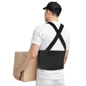 Waist Trainer Belt for Men Waist Girdles with Adjustable Shoulder Straps Waist Cincher for Working Breathable Waist Belt with Hook and Loop Fastener