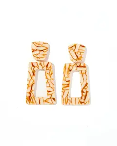 Kennedy Statement Earrings Desert Sand